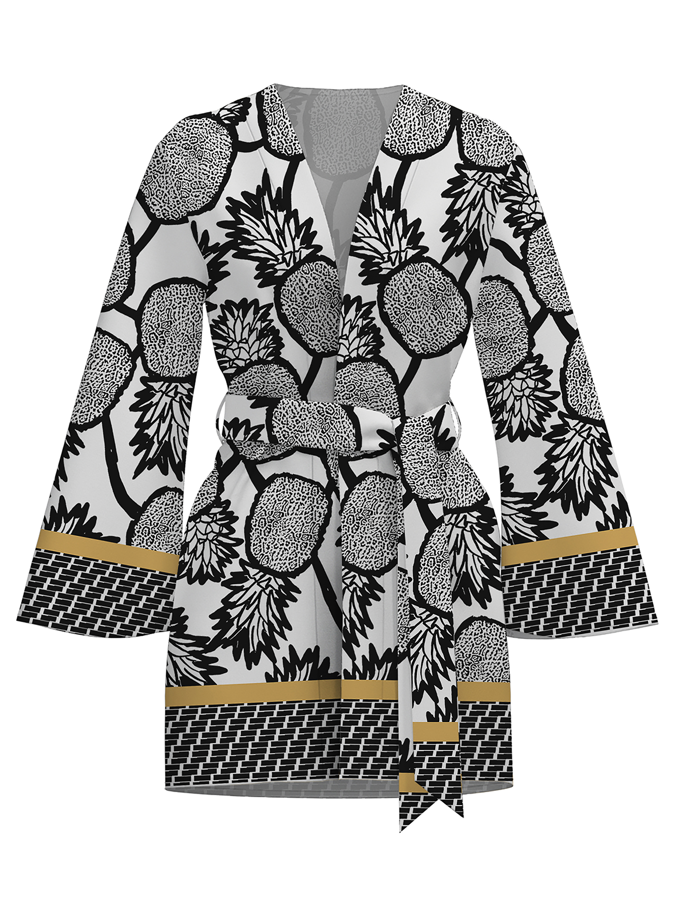 Mini Ben Kimono | Ananas Yellow