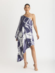 Mini Satu FSC® Certified Viscose Dress | Sora Navy