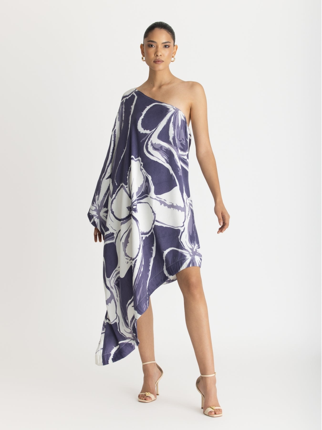 Mini Satu FSC® Certified Viscose Dress | Sora Navy