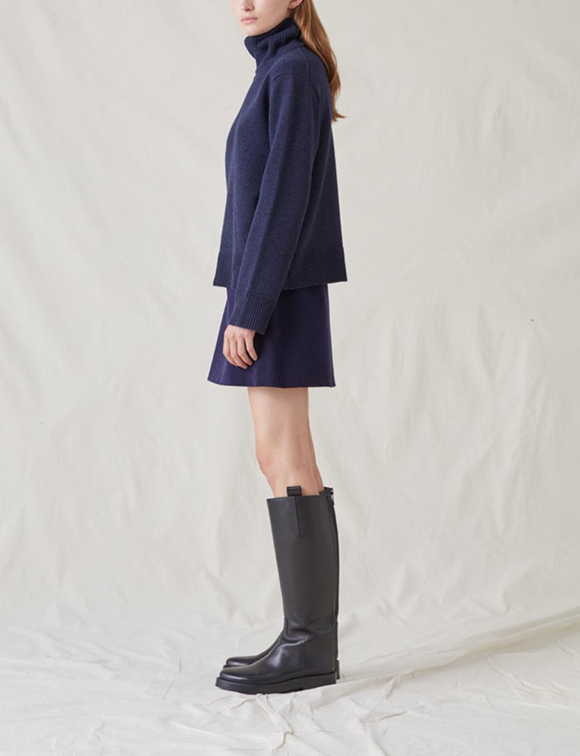Womens | The Mini Skirt | Navy
