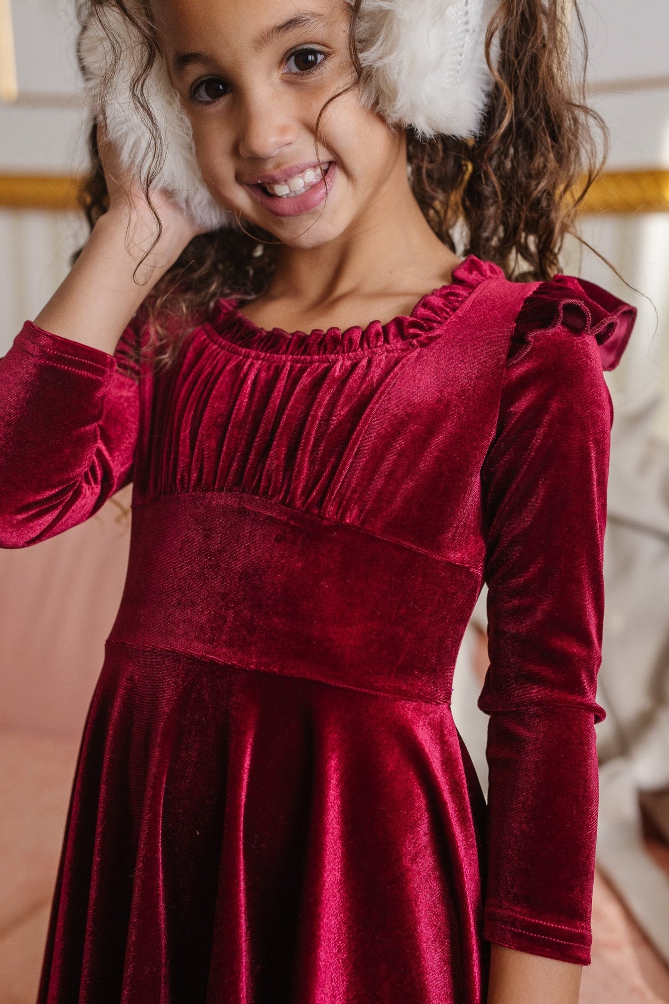 Girls | Mini Cleopatra Dress | Red