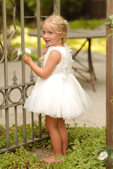 Girls | Mini Fairy Garden Dress | White