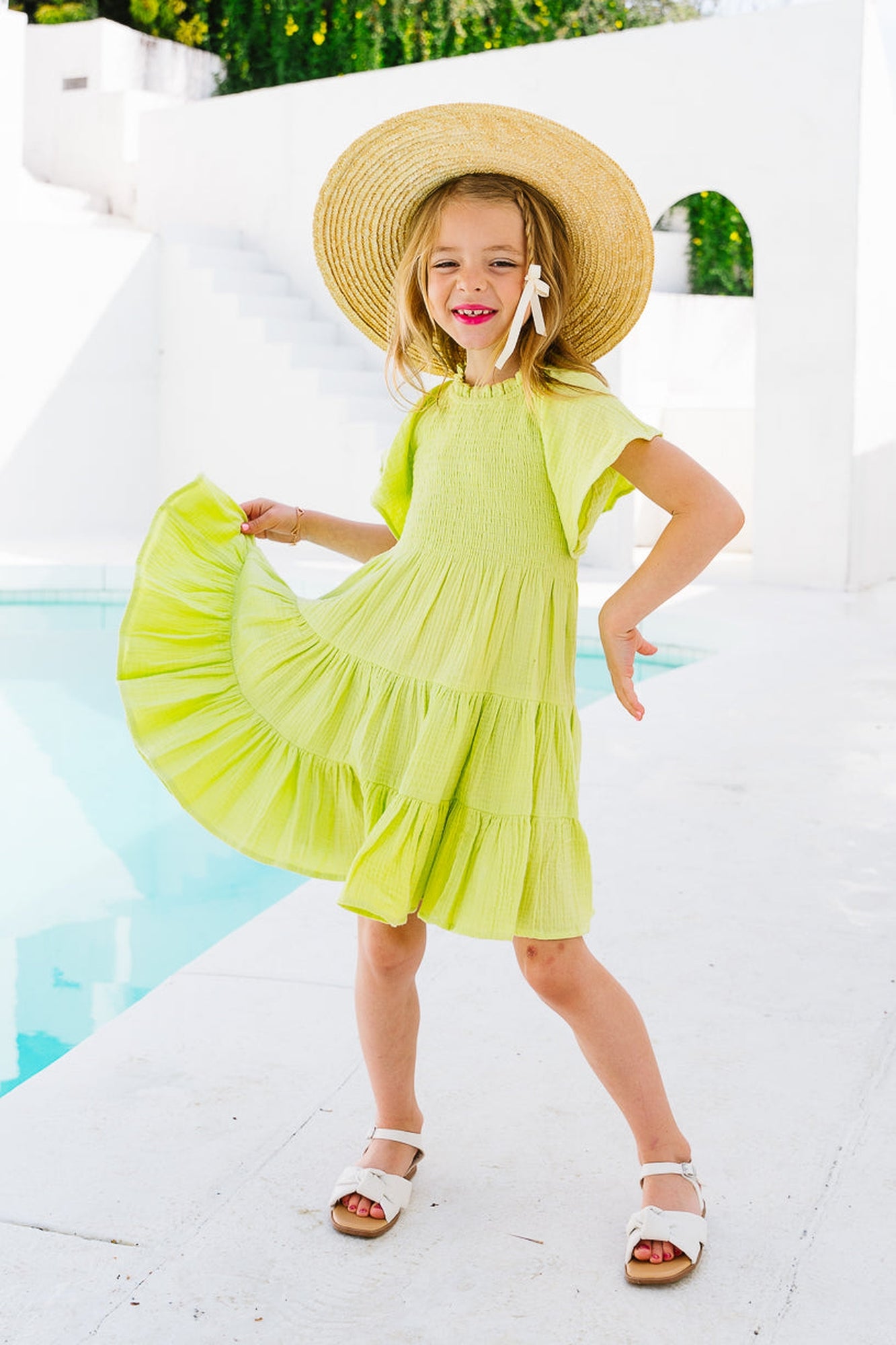 Girls | Mini Jovie Dress | Green