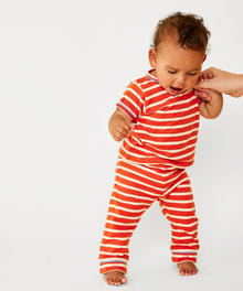 Kids Unisex | Andy Baby Legging | Red/Neutral