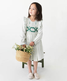 Girls | Emily Dress | Green/Multi