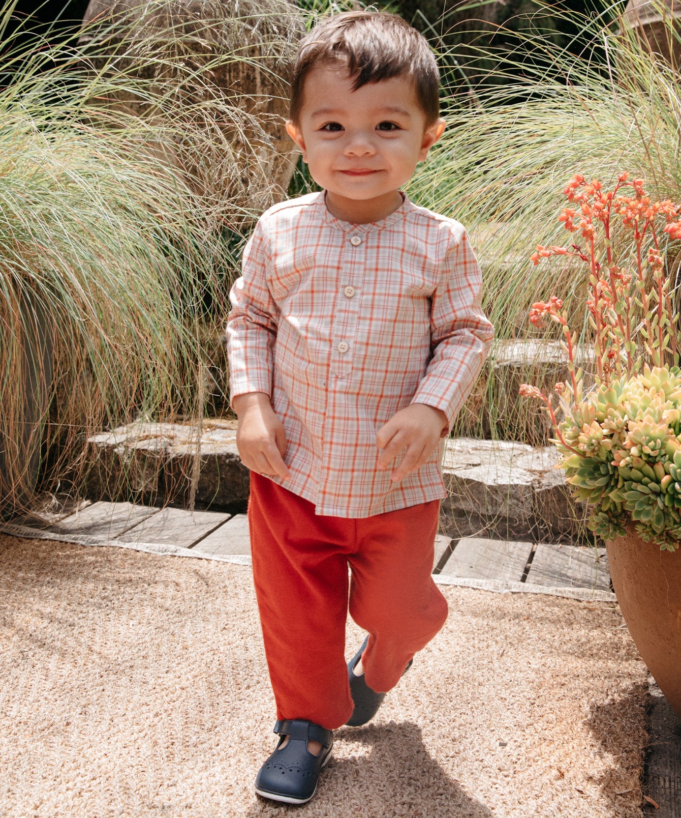Boys | Lupo Baby Shirt | Red/Yellow/Multi