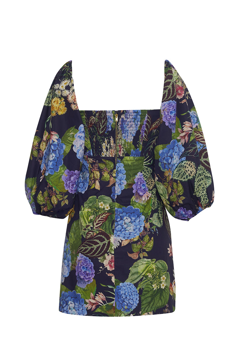 Montauk Dress | Avery Floral Evening Blue