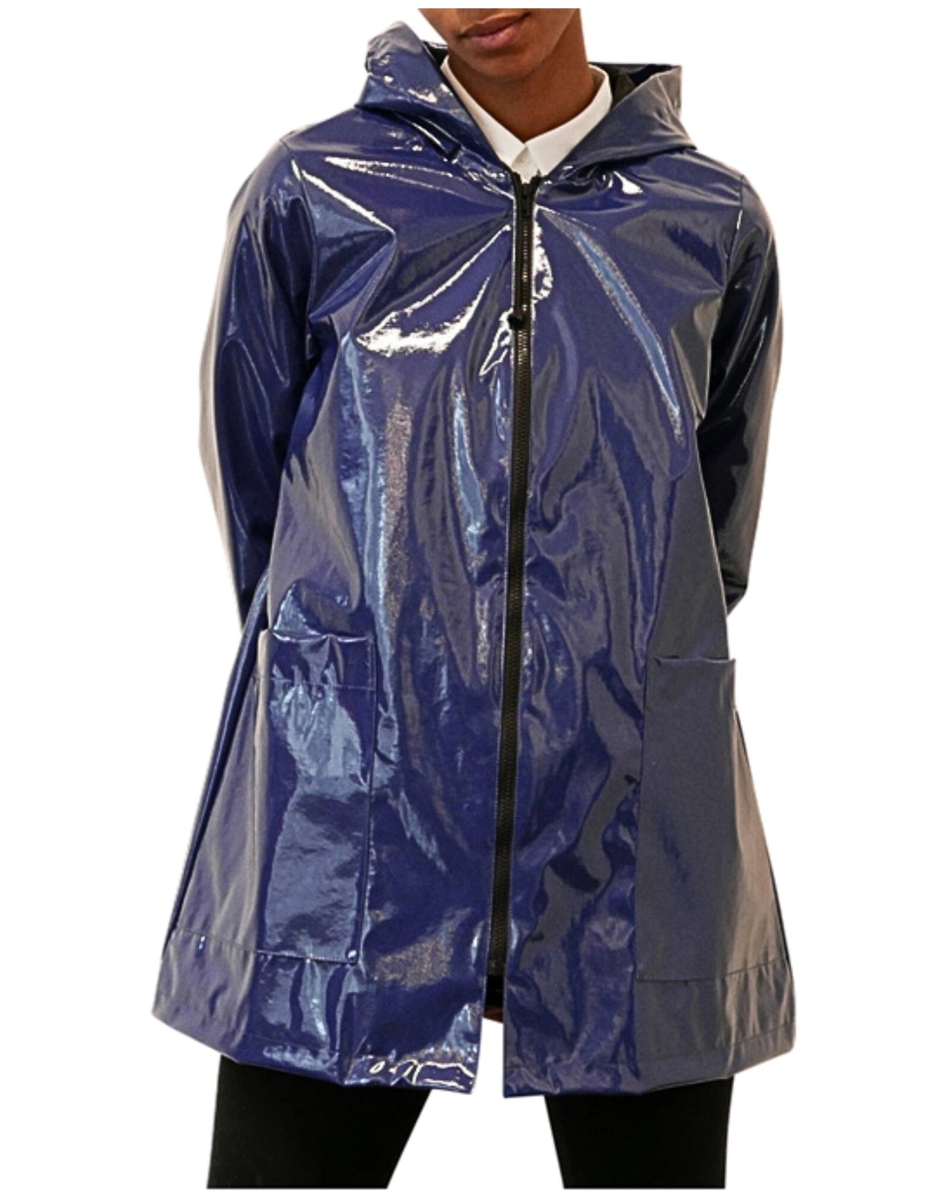 Mycra Pac | Women | A-Line Hooded Raincoat | Ink