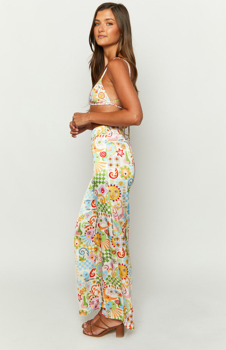 Mykonos Euro Pants | Summer Print