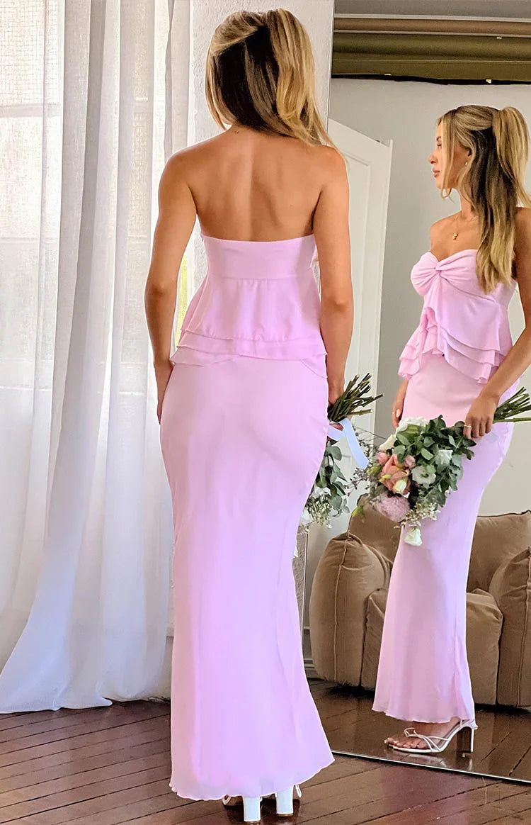 Myrna Maxi Skirt | Pink