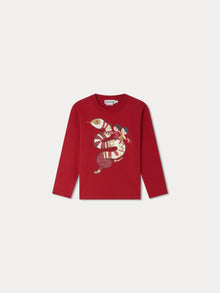 Unisex | Tadda T Shirt With Snake Logo | Red