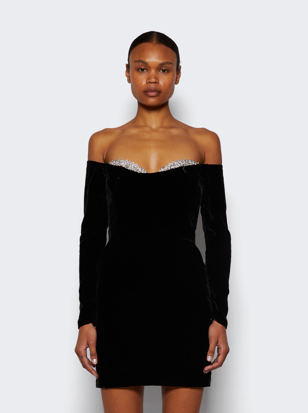 Women | THE NEW ARRIVALS ILKYAZ OZEL | Farah Mini Dress | Imperial Noir