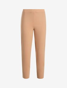 Neoprene CEO Zipper Cigarette Pant::Camel::Main