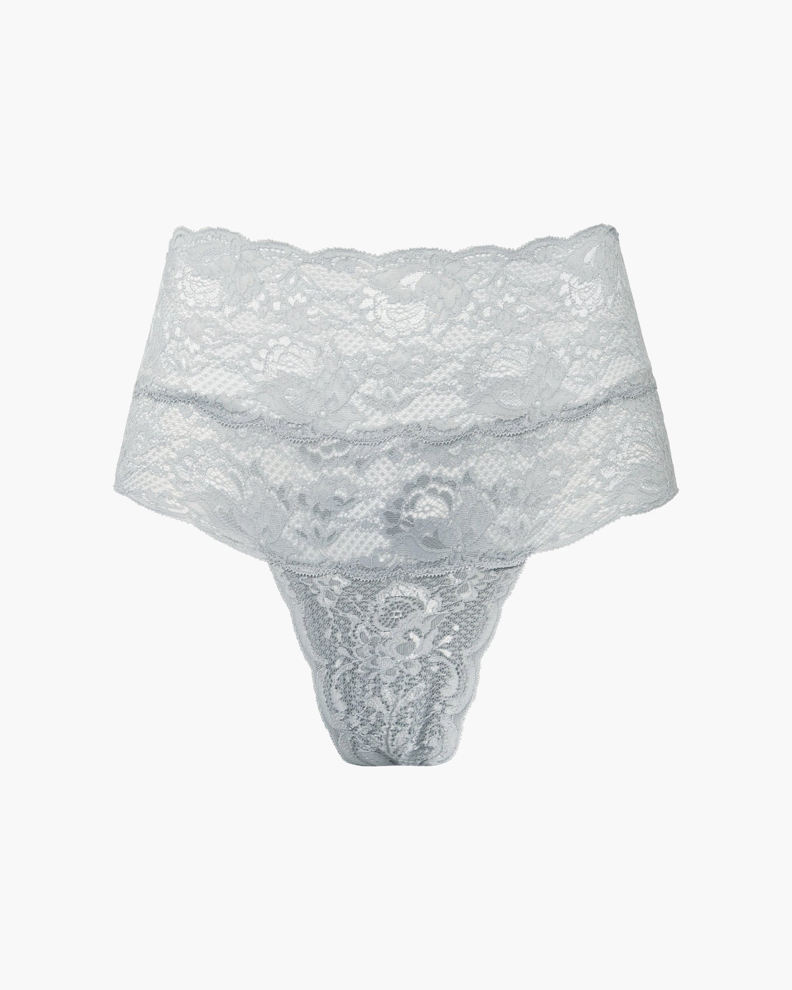 Gray Bikini - Never Say Never High Waisted Bikini