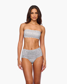 Gray Bikini - Never Say Never High Waisted Bikini