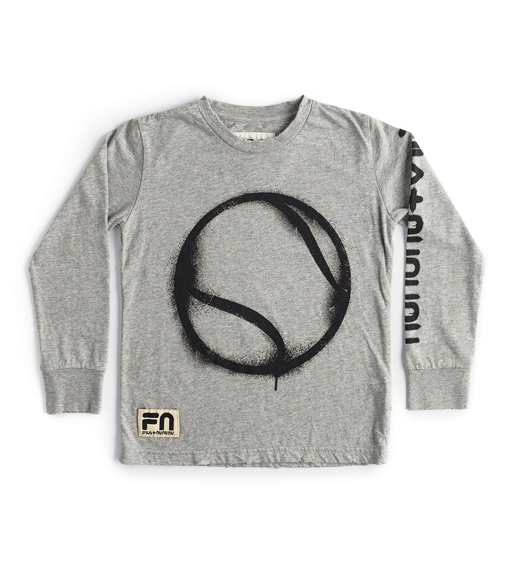 Kid | Tennis Ball Shirt | Heather Grey