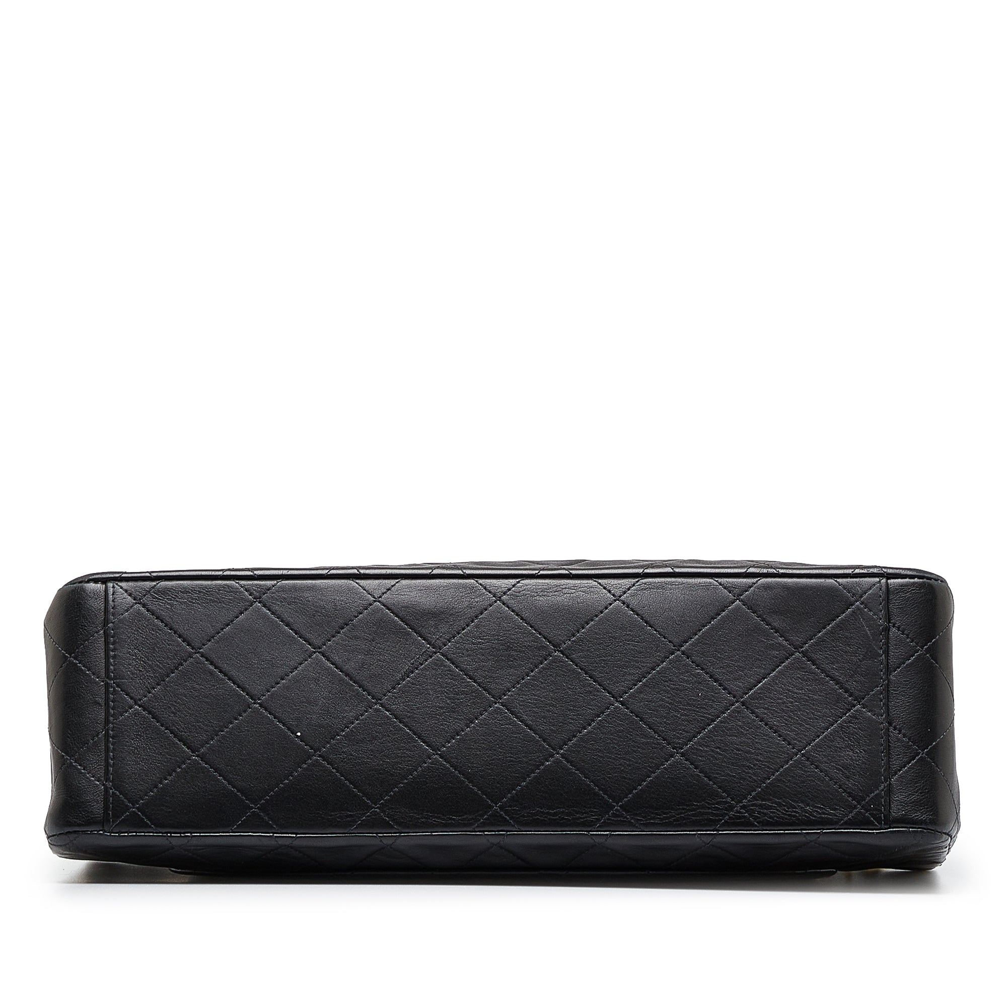 Chanel Pre-Owned Maxi XL Classic Lambskin Single Flap | Women | Black (V3)