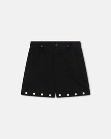 Mens | Tallon Studded Organza Bermuda Shorts | Black