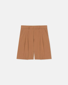 Carsten Washed-Calico Shorts | Rust