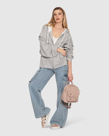 Women | No Ordinary Love Zip Hoodie | Grey Marle