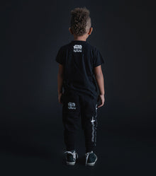 Kid | Embroidered Chewbacca T-Shirt | Black
