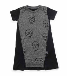 Kid | Skull Mask A Dress | Charcoal Grey