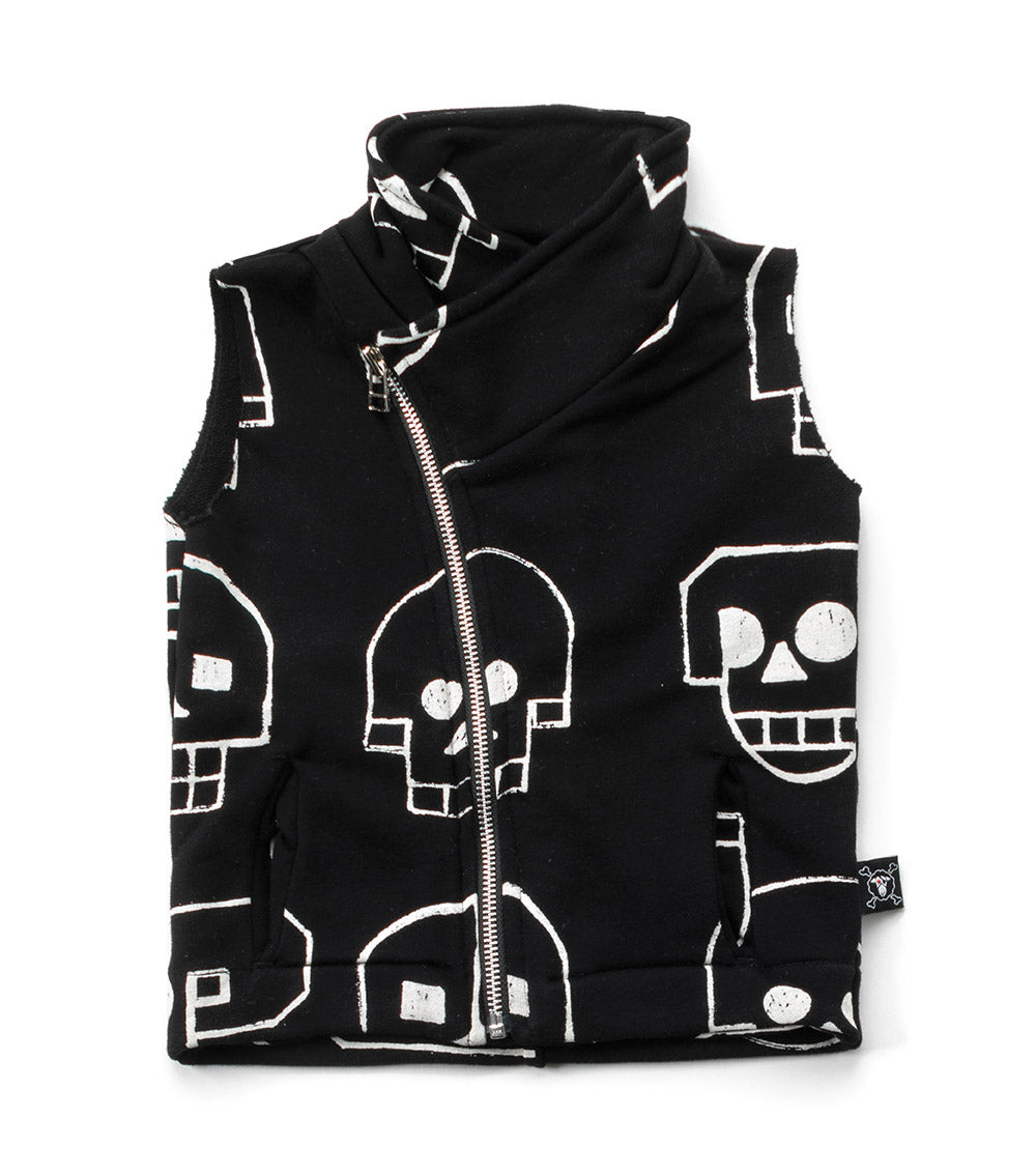 Kid | Skull Robot Vest | Black
