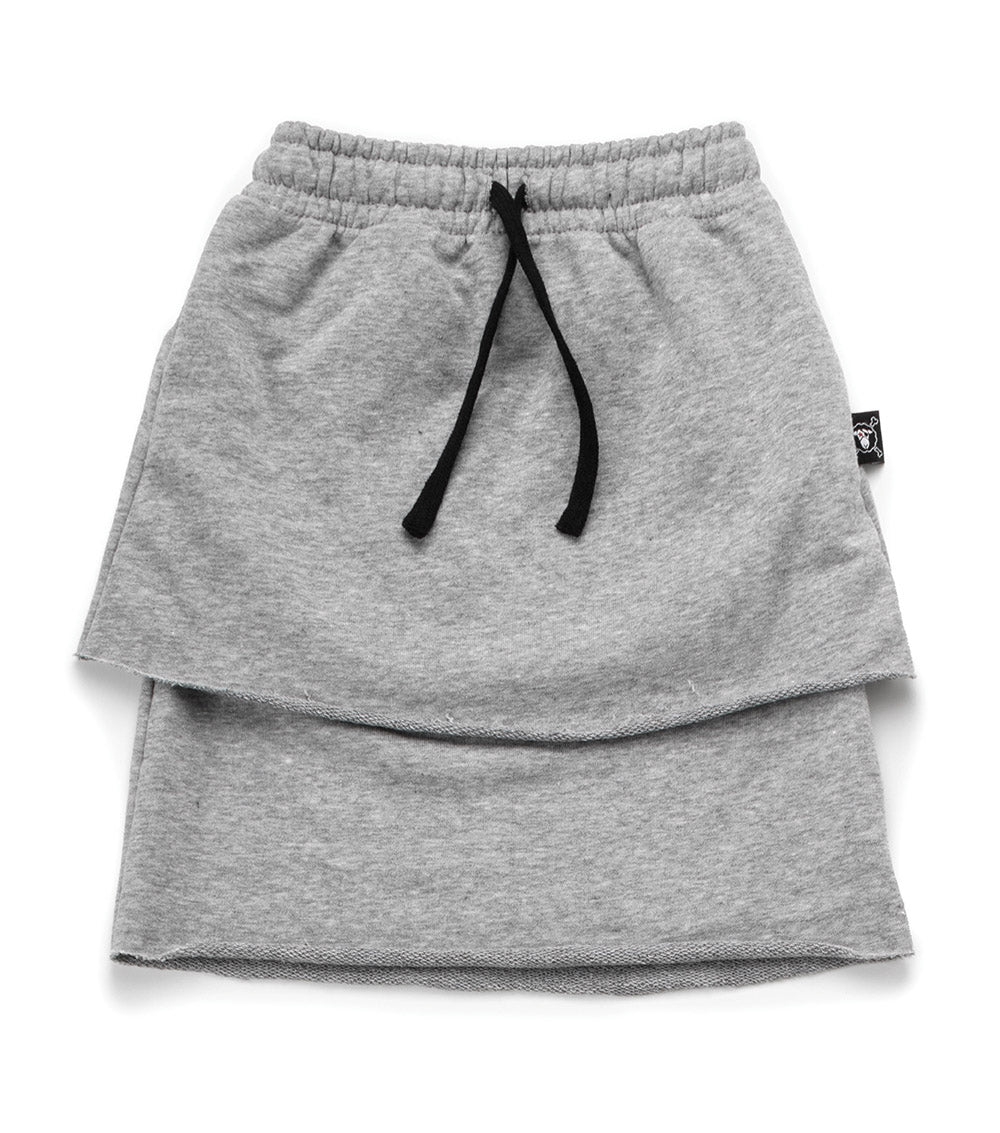 Kid | Layered Skirt | Heather Grey (V1)