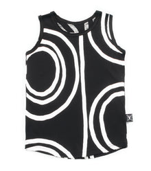 Kid | Circle Tank Top | Black