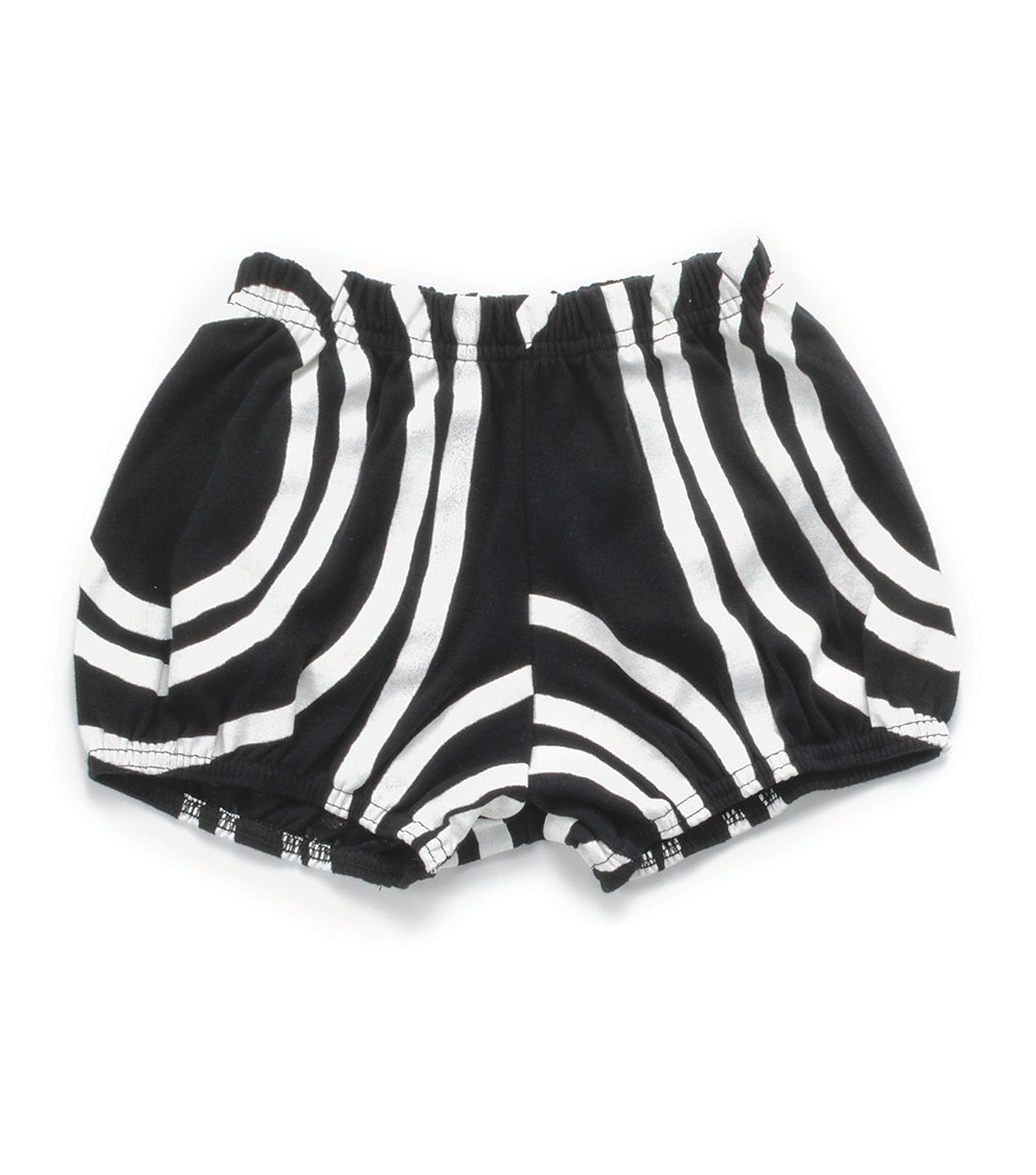 Kid | Circle Yoga Shorts | Black