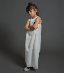 Kid | Feather Tank Top Dress | White