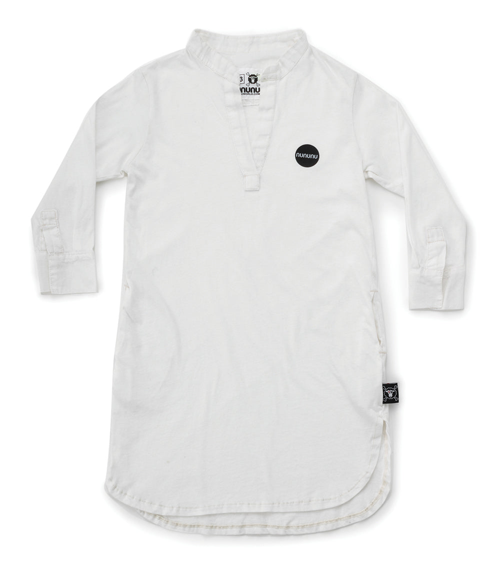Kid | Solid Kaftan | White (V2)