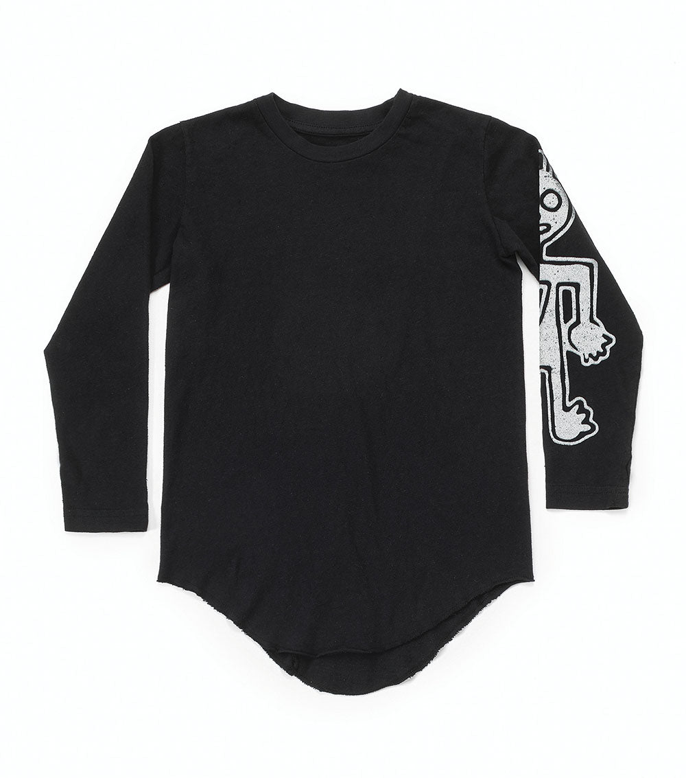 Kid | Raw Tribal Dancer Shirt | Black
