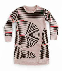 Kid | Spiral A Dress | Powder Pink