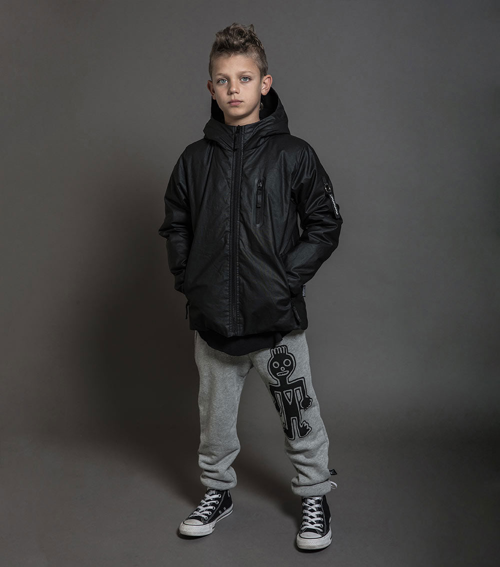 Kid | Tribal Dancer Fluffy Sweatpants | Heather Grey