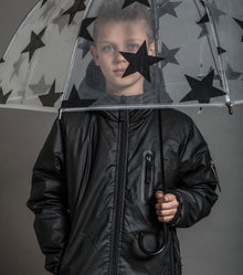 Kid | Waxed Down Jacket | Black