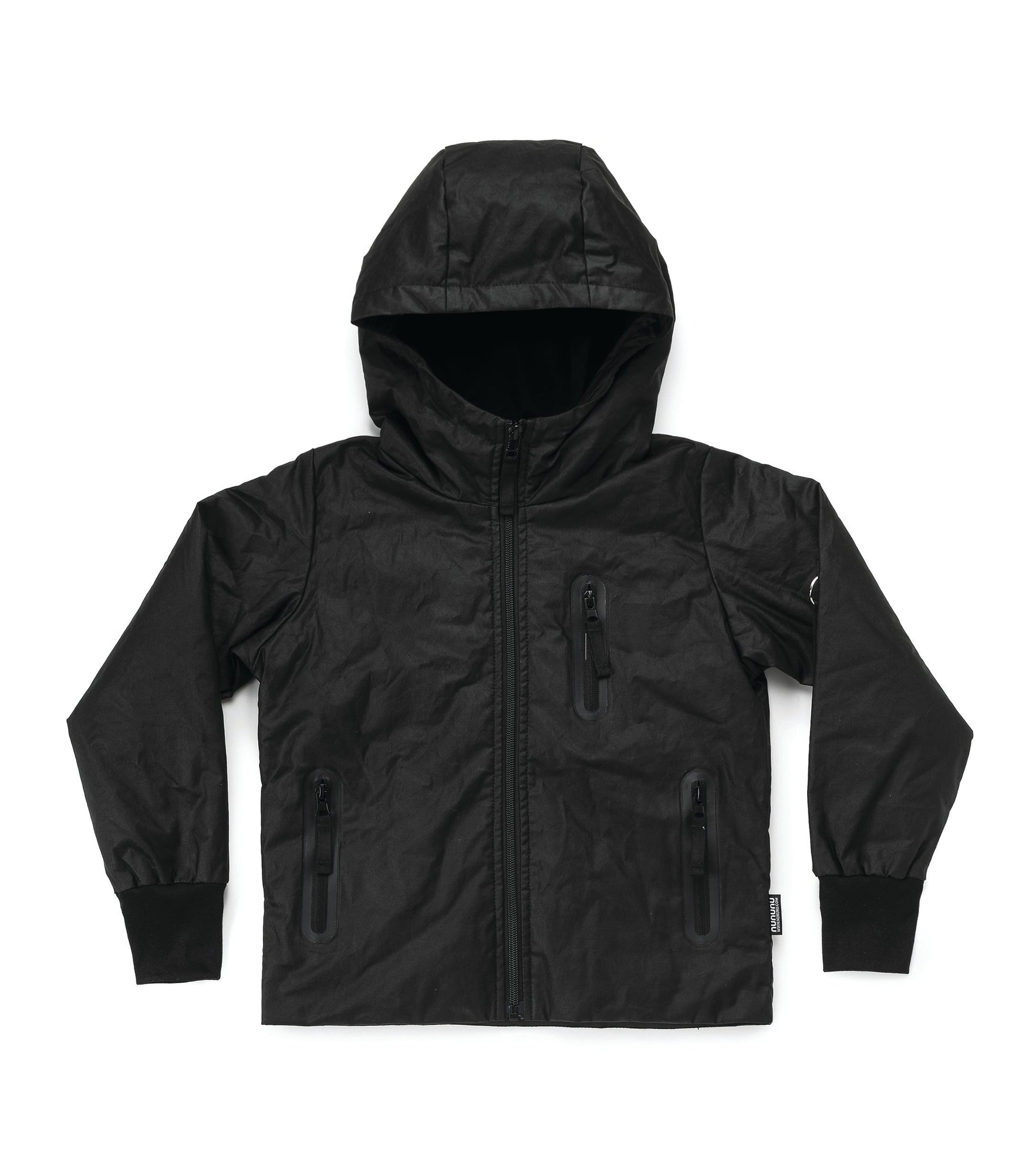 Kid | Waxed Down Jacket | Black