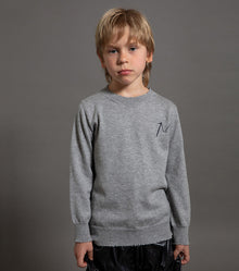 Kid | Sewing Kit Knit | Heather Grey