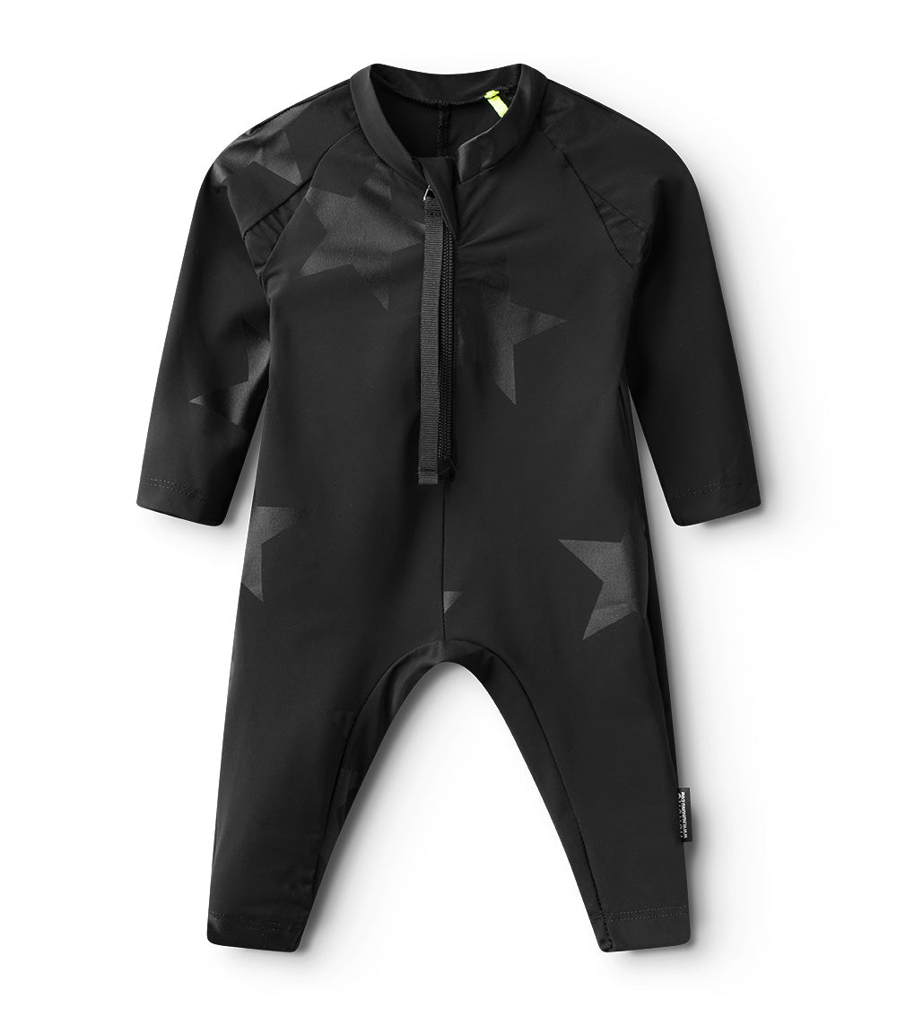 Kid | Star Bodysuit | Black