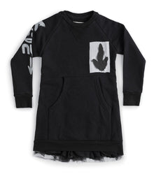 Kid | Total Elements Kangaroo Dress | Black