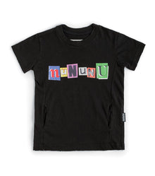 Kid | Colorful Nununu T-Shirt | Black