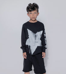 Kid | Solid Sweatshorts | Black