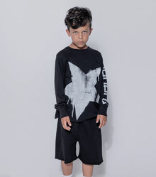 Kid | Solid Sweatshorts | Black