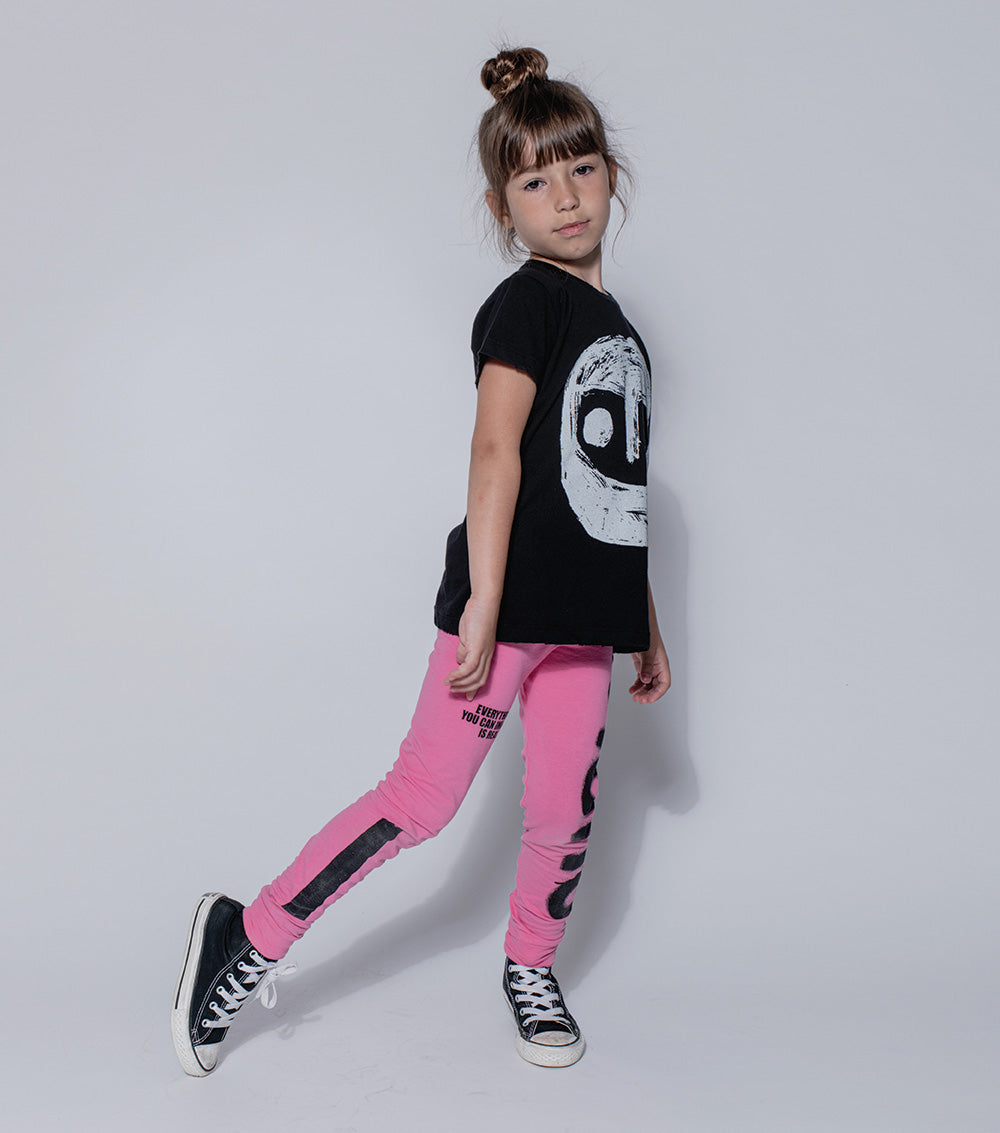 Kid | Imagination Leggings | Lava Pink