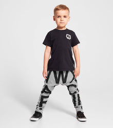 Kid | Alphabet Light Baggy Pants | Heather Grey