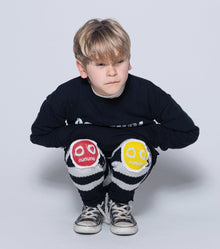 Kid | Nununu Smile Knit Leggings | Stripes