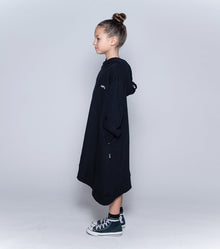Kid | Attention Hooded Dress | Black