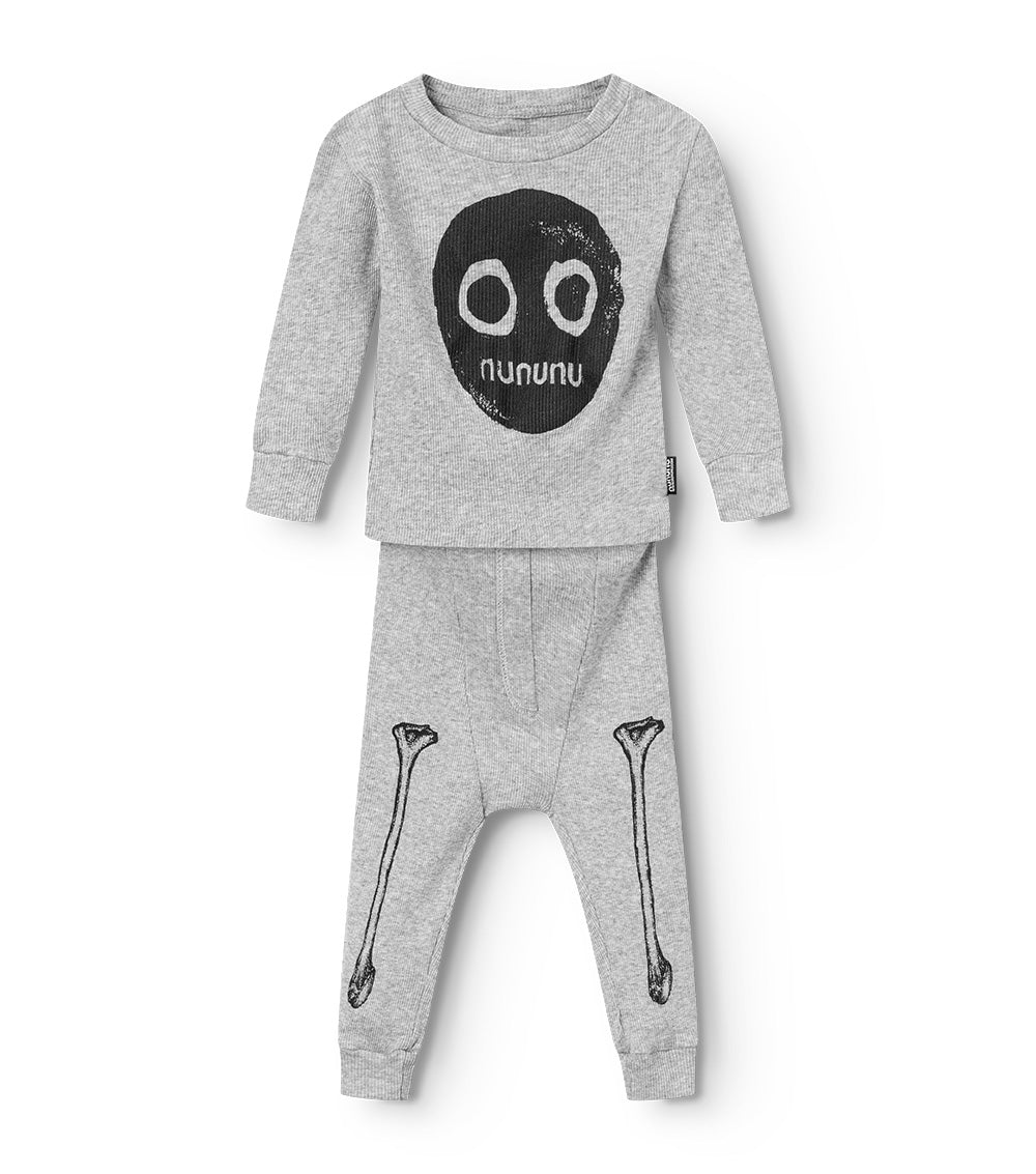 Kid | Nununu Smile Loungewear | Heather Grey