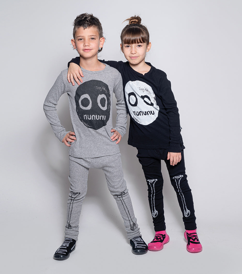 Kid | Nununu Smile Loungewear | Heather Grey