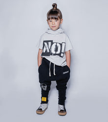 Kid | No! Ninja T-Shirt | Light Grey